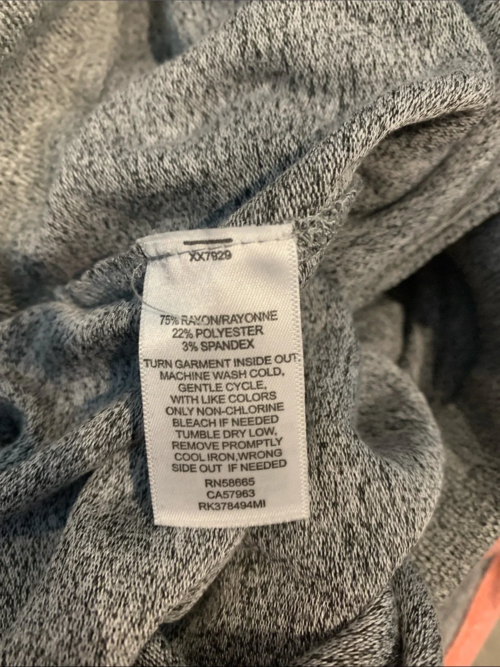free press Gray Athletic Shorts with Pink Trim